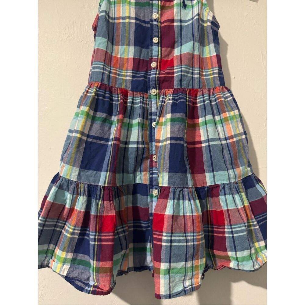 Polo Ralph Lauren cotton madras shirtdress 7 - Picture 3 of 6